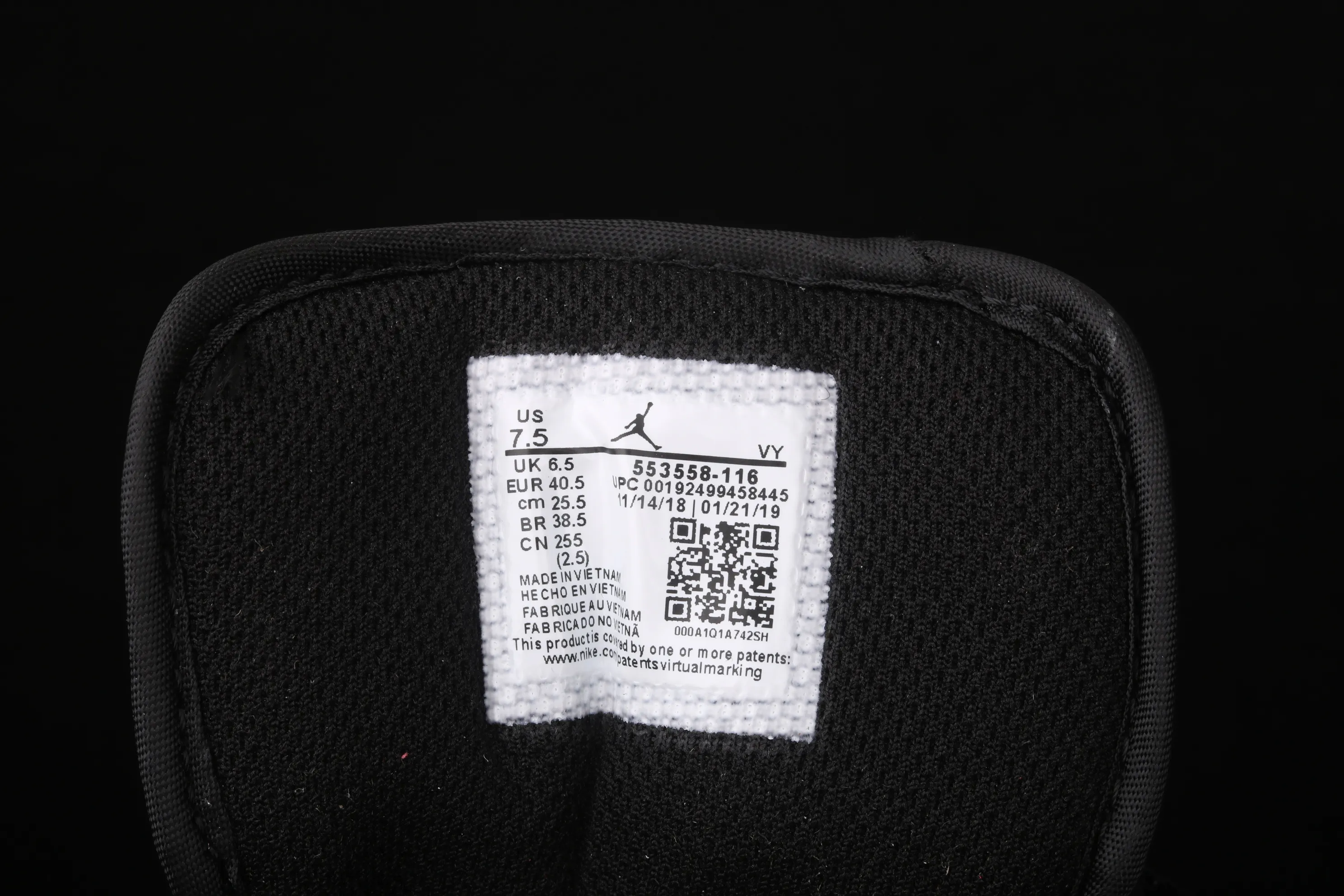 All Categories Air Jordan Jordan Series Basketball Shoes Air Jordan 1 Low New Version Air Jordan 1 Low AJ1 Joe 1 Low Top Leather Black Toe 553558-116